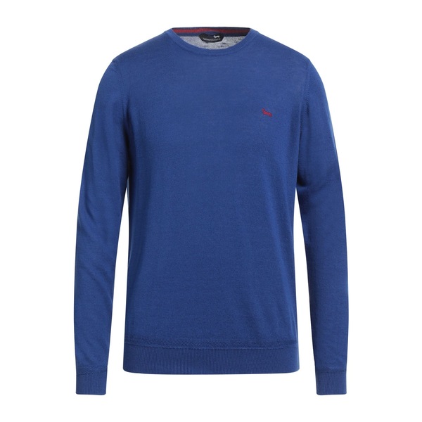 【貨物輸送無料】 ハーモント \u0026 知恵袋 メンズ 編み物\u0026プルオーバー アウター Sweaters Blue