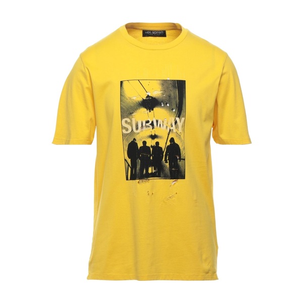 【送料無料】 ニールバレット メンズ Tシャツ トップス T-shirts Yellow 26,520円