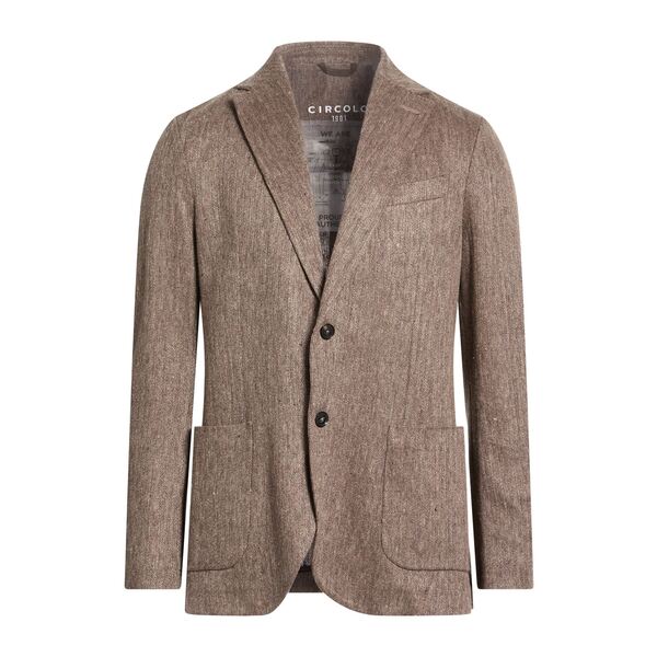 【送料無料】 チルコロ1901 メンズ ジャケット＆ブルゾン アウター Blazers Brown
