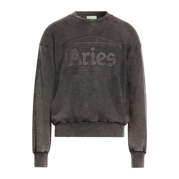 【送料無料】 アリーズ メンズ パーカー・スウェットシャツ アウター Sweatshirts Grey|asty