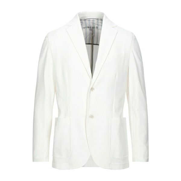 【貨物輸送無料】 チルコロ1901 メンズ 上衣＆上衣 アウター Blazers White