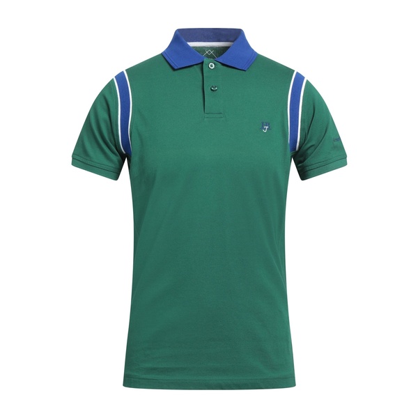【送料無料】 ハーモント \u0026 ブレイン メンズ Tシャツ トップス Polo shirts Green
