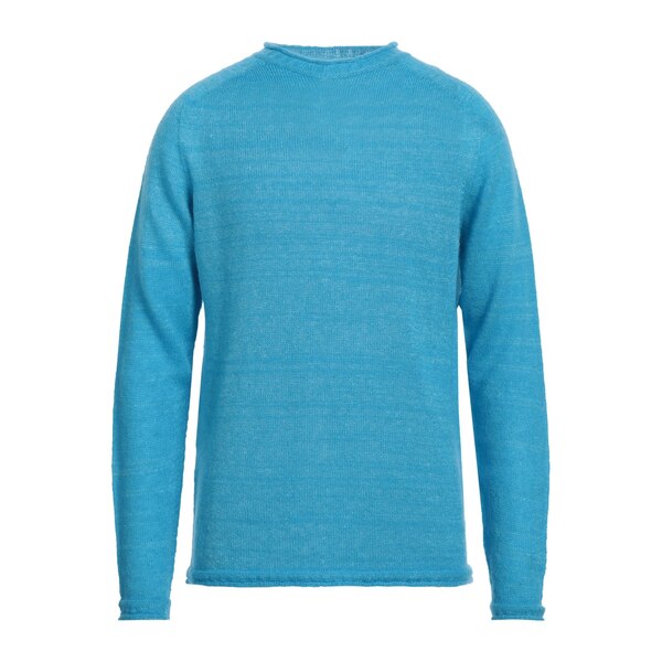 【貨物輸送無料】 １２０％リノ メンズ 編み物\u0026スウェーター アウター Sweaters Azure