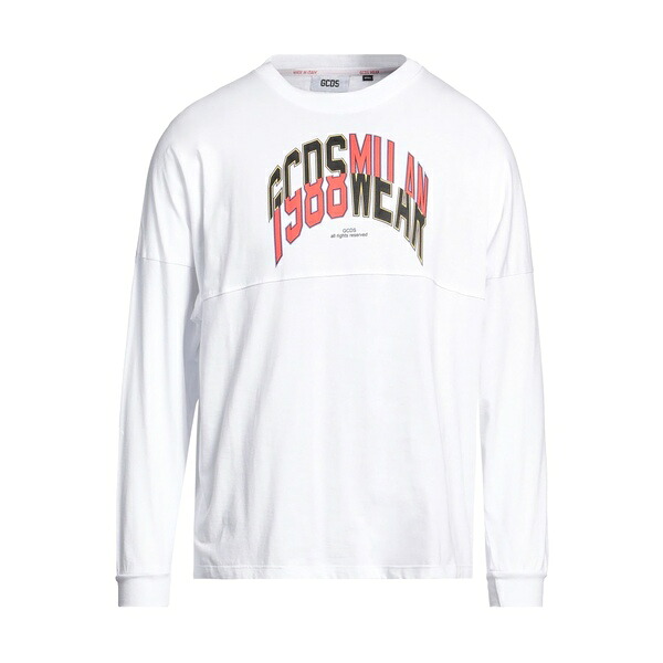 【送料無料】 ジーシーディーエス メンズ Tシャツ トップス T-shirts White