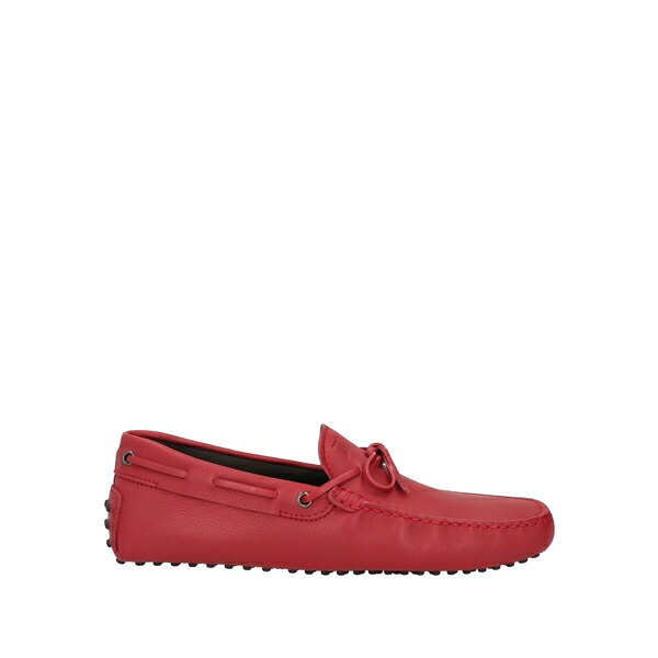 【送料無料】 トッズ メンズ スリッポン・ローファー シューズ Loafers Red
