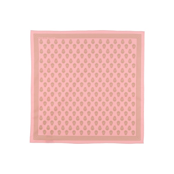 【送料無料】 マックイーン メンズ マフラー・ストール・スカーフ アクセサリー Scarves Pink|asty
