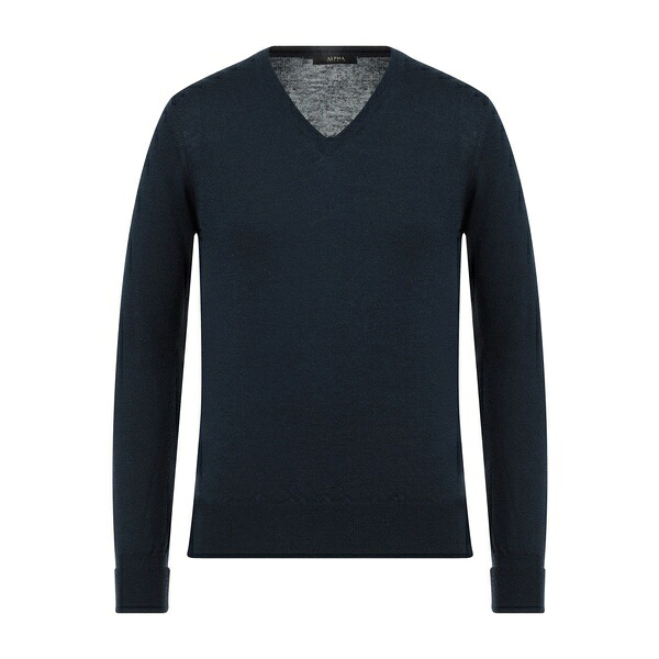 【貨物輸送無料】 アルファス テューディオ メンズ 編み物\u0026スウェーター アウター Sweaters Blue