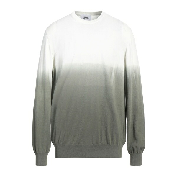 【送料無料】 アルファス テューディオ メンズ ニット&セーター アウター Sweaters White