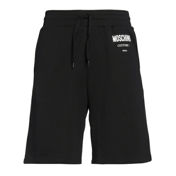 【送料無料】 モスキーノ メンズ カジュアルパンツ ボトムス Shorts & Bermuda Shorts Black