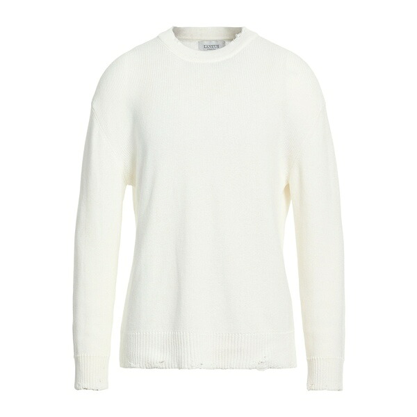 【送料無料】 ラネウス メンズ ニット&セーター アウター Sweaters White