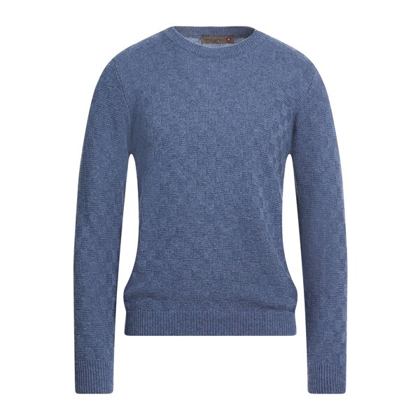【貨物輸送無料】 メッサジェリエ メンズ 編み物\u0026スウェーター アウター Sweaters Blue