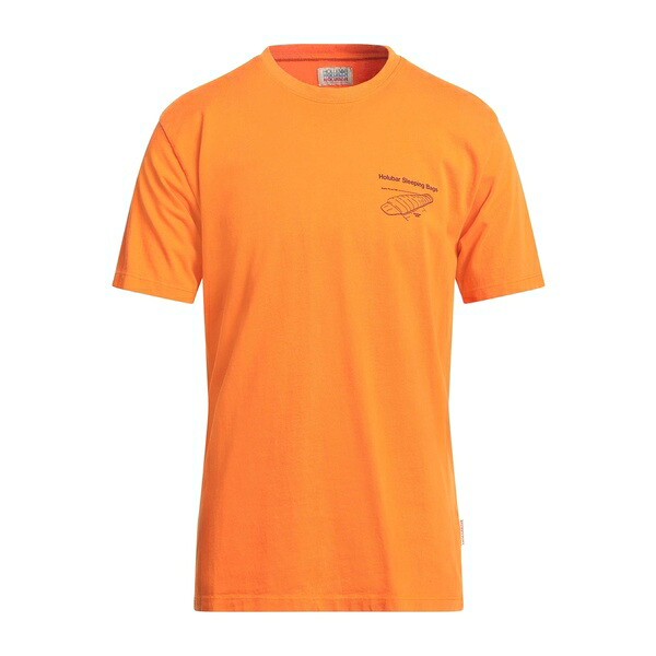 【送料無料】 ホルバー メンズ Tシャツ トップス T-shirts Orange