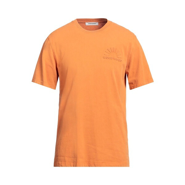 【送料無料】 ウッド ウッド メンズ Tシャツ トップス T-shirts Orange
