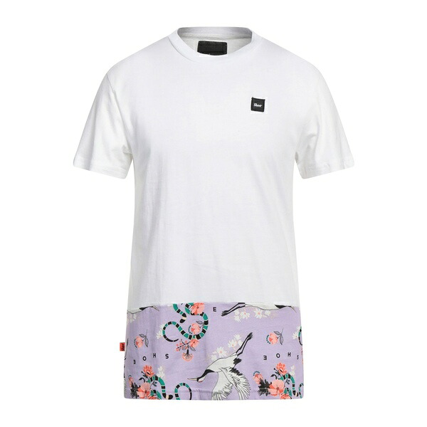 【貨物輸送無料】 シュー メンズ ティーシャツ トップス T-shirts White Tシャツ・カットソー-メンズファッション-トップス