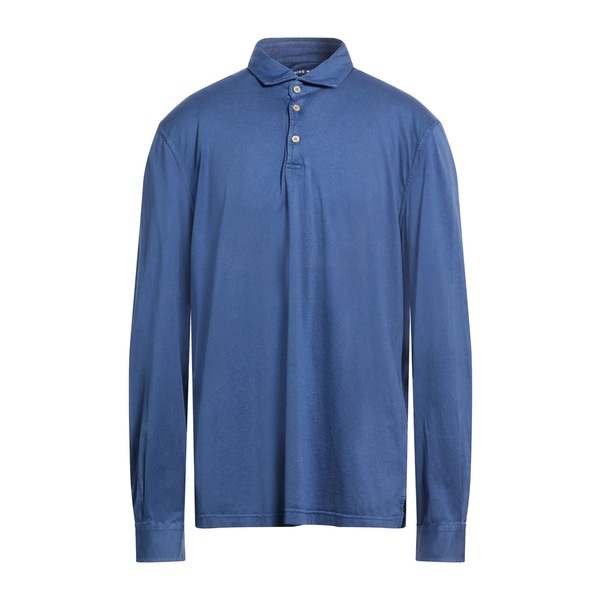 【送料無料】 フェデーリ メンズ Tシャツ トップス Polo shirts Blue