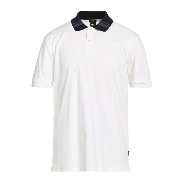 【送料無料】 ボス メンズ Tシャツ トップス Polo shirts White
