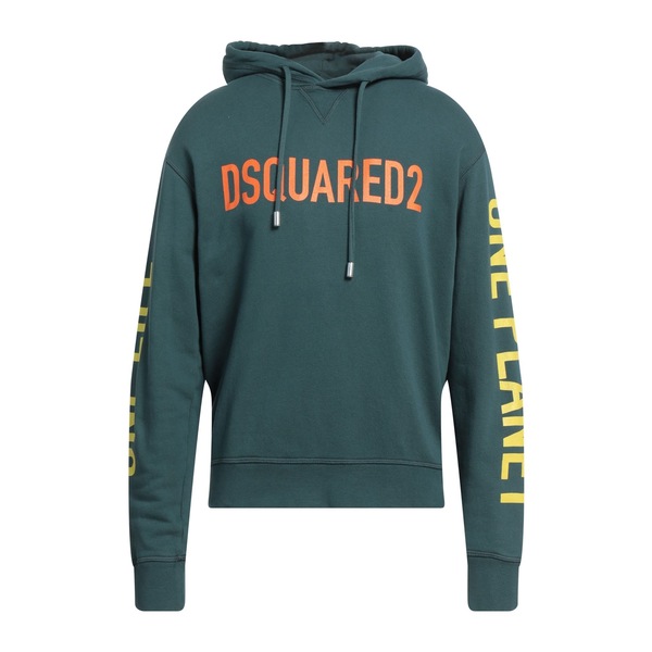 【送料無料】 ディースクエアード メンズ パーカー・スウェットシャツ アウター Sweatshirts Green 33,020円