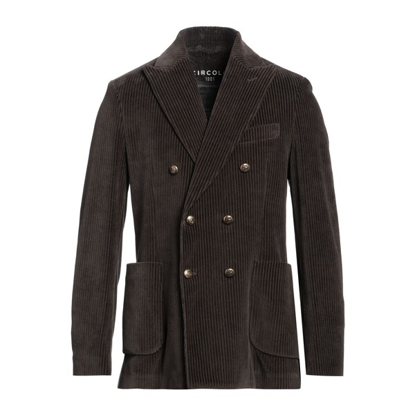 【送料無料】 チルコロ1901 メンズ ジャケット＆ブルゾン アウター Blazers Brown
