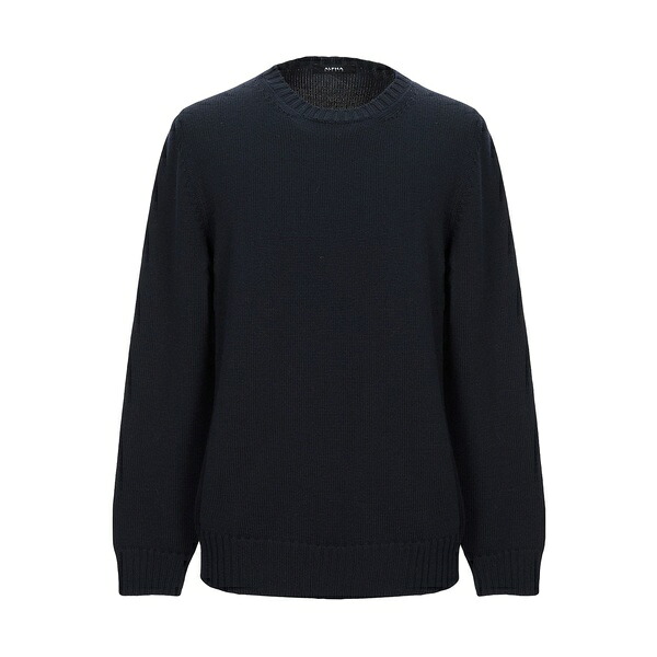 【貨物輸送無料】 アルファス テューディオ メンズ 編み物\u0026プルオーバー アウター Sweaters Blue