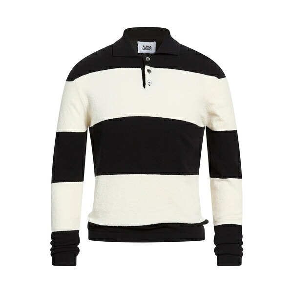 【送料無料】 アルファス テューディオ メンズ ニット&セーター アウター Sweaters Black