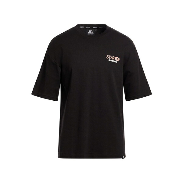【送料無料】 スターター メンズ Tシャツ トップス T-shirts Black