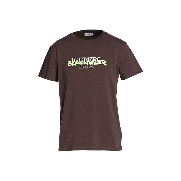 【送料無料】 アイスバーグ メンズ Tシャツ トップス T-shirts Brown