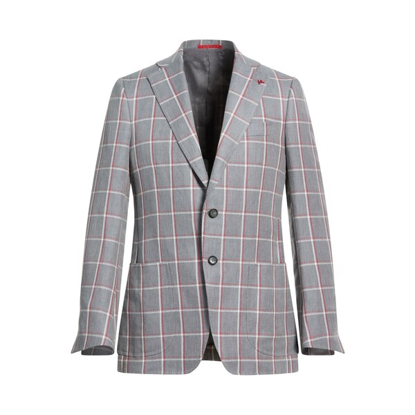 【貨物輸送無料】 イザイア メンズ 上衣＆上衣 アウター Blazers Grey