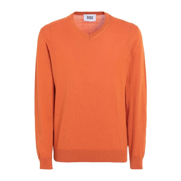 【送料無料】 アルファス テューディオ メンズ ニット&セーター アウター Sweaters Orange