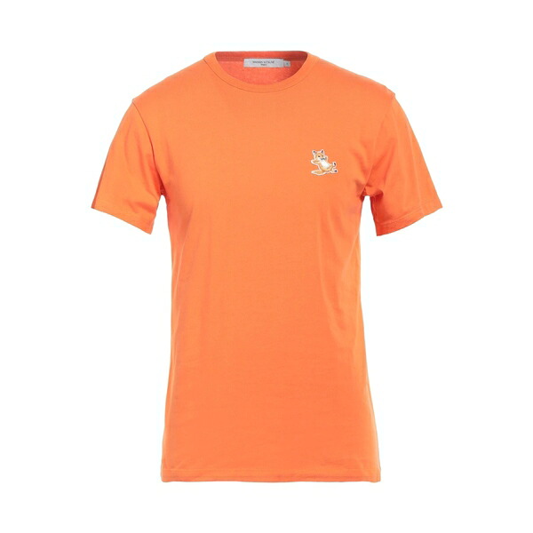 【送料無料】 メゾン キツネ メンズ Tシャツ トップス T-shirts Orange
