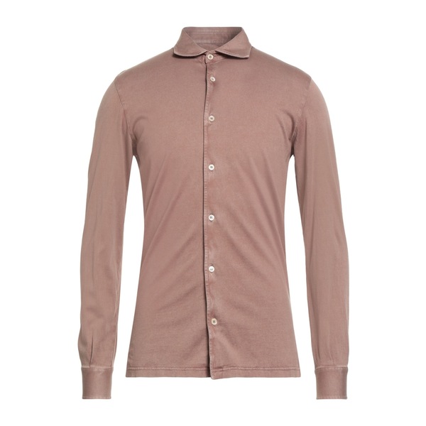 【送料無料】 フェデーリ メンズ シャツ トップス Shirts Brown