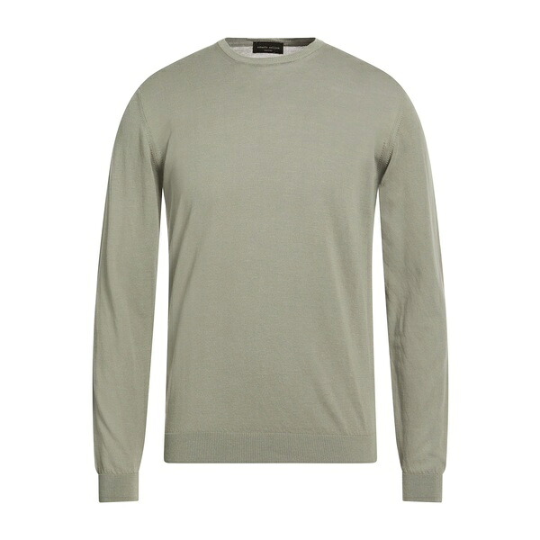 【貨物輸送無料】 ロベルトコリーナ メンズ 編み物\u0026プルオーバー アウター Sweaters Green