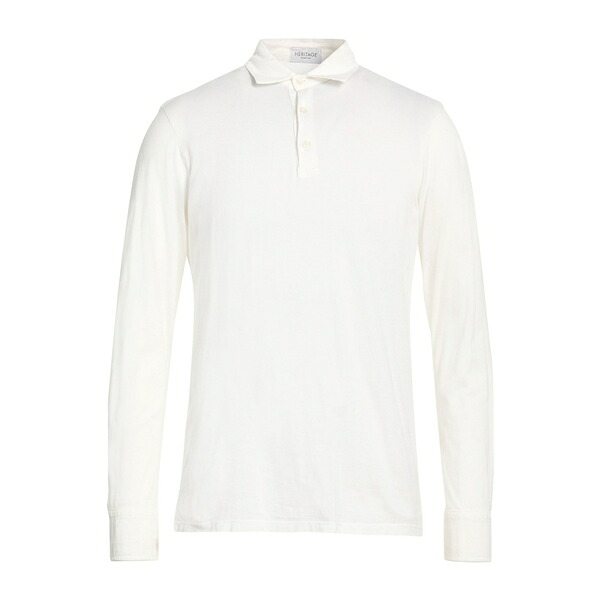 【送料無料】 ヘリテージ メンズ Tシャツ トップス Polo shirts White 18,600円