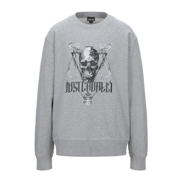 【送料無料】 ロベルトカヴァリ メンズ パーカー・スウェットシャツ アウター Sweatshirts Grey|asty