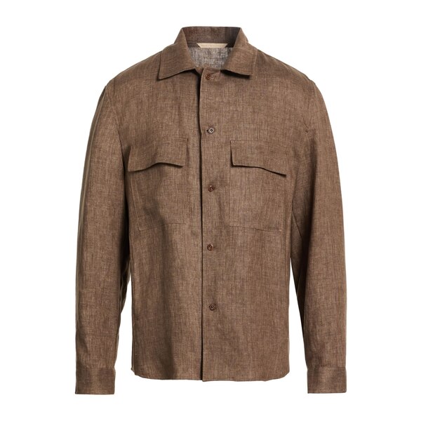 【送料無料】 ブリリア 1949 メンズ シャツ トップス Shirts Brown