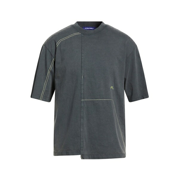 【貨物輸送無料】 ファインライン メンズ ティーシャツ トップス T-shirts Grey Tシャツ・カットソー-メンズファッション