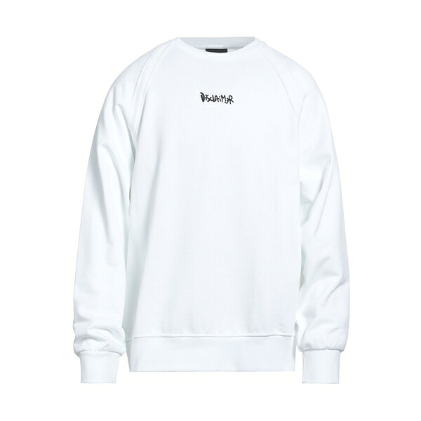 【送料無料】 ディスクレイマー メンズ パーカー・スウェットシャツ アウター Sweatshirts White｜asty