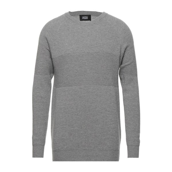 【送料無料】 アルファス テューディオ メンズ ニット&セーター アウター Sweaters Grey