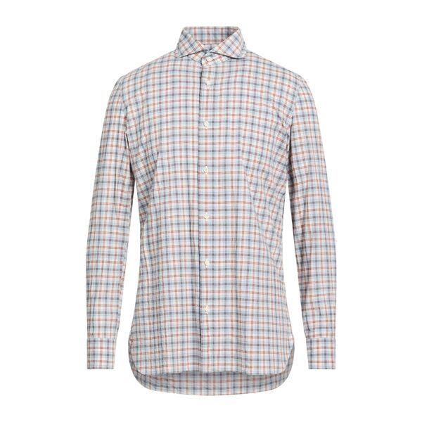 【送料無料】 ルイジ ボレッリ ナポリ メンズ シャツ トップス Shirts Azure