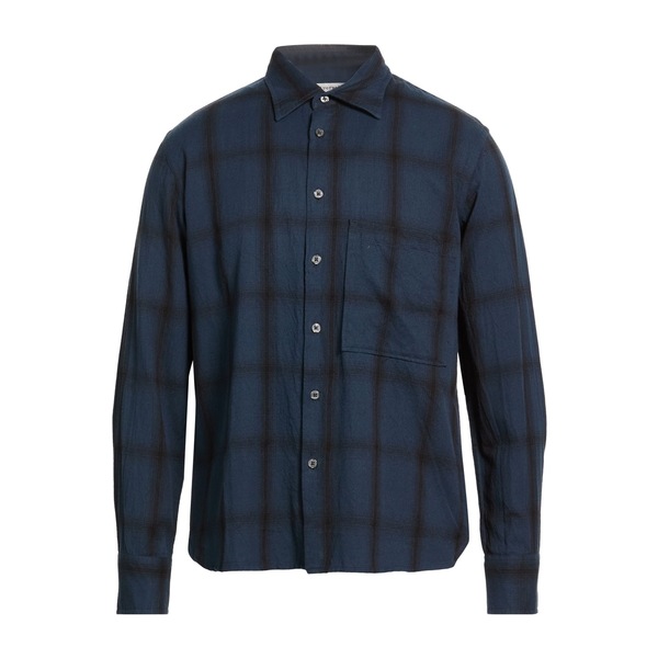 【貨物輸送無料】 ユニバーサルワークス メンズ プルオーバー トップス Shirts Blue