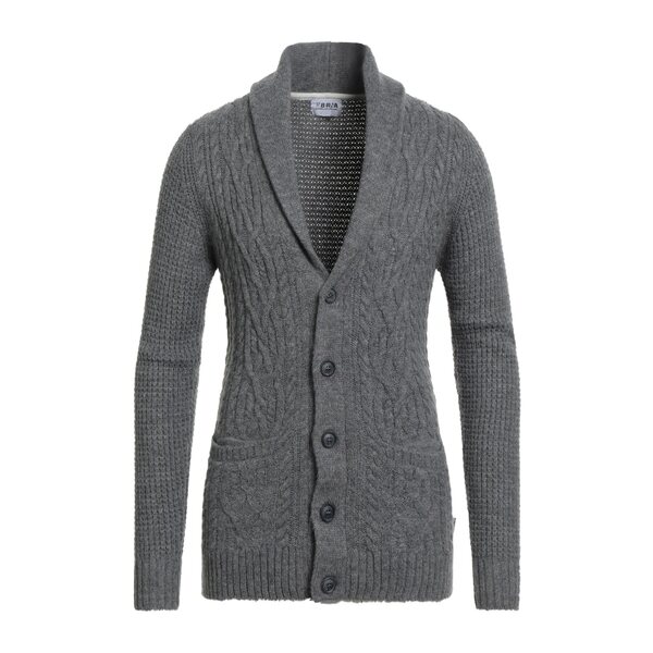 【送料無料】 ヴェルナ メンズ カーディガン アウター Cardigans Grey 17,836円