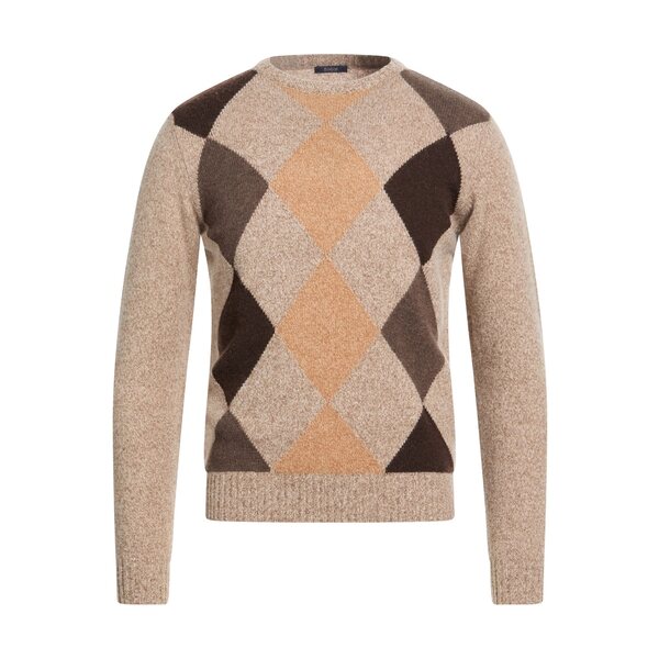 【貨物輸送無料】 バーバティー メンズ 編み物\u0026プルオーバー アウター Sweaters Beige