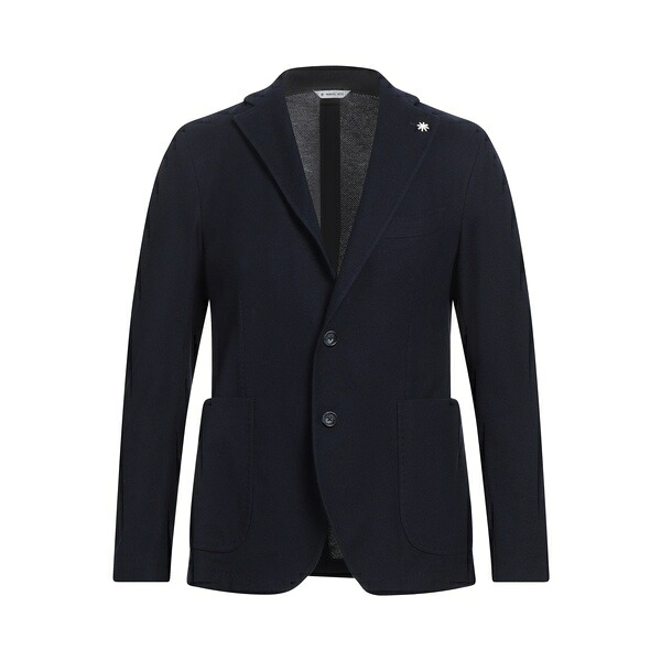 【送料無料】 マニュエル リッツ メンズ ジャケット＆ブルゾン アウター Blazers Blue｜asty