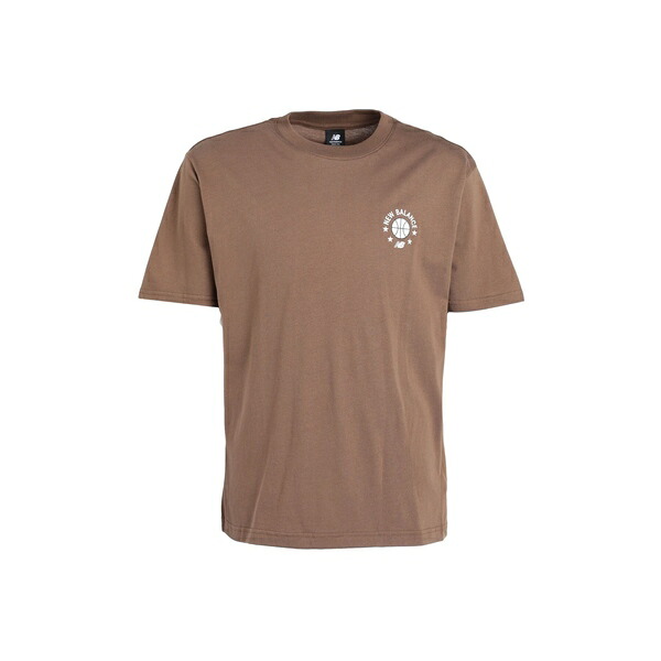 【送料無料】 ニューバランス メンズ Tシャツ トップス T-shirts Brown