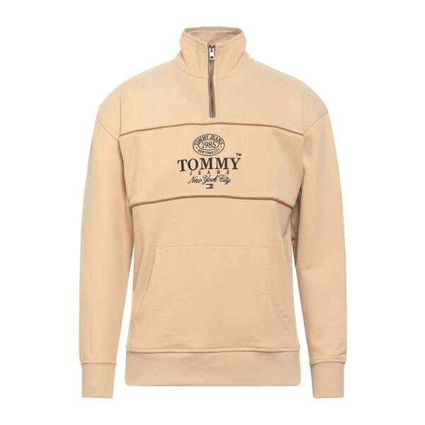 【送料無料】 トミー ヒルフィガー メンズ パーカー・スウェットシャツ アウター Sweatshirts Beige