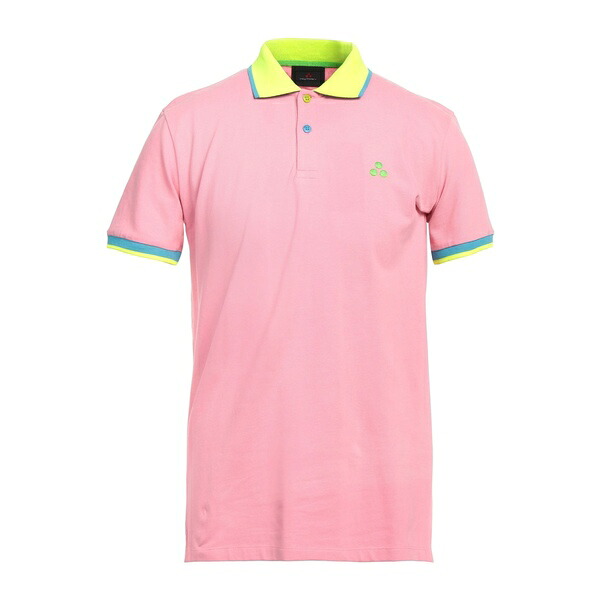【送料無料】 ピューテリー メンズ Tシャツ トップス Polo shirts Pink