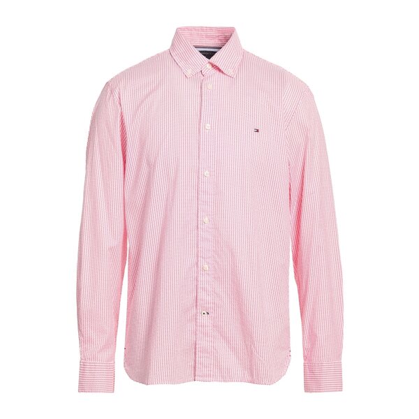 【送料無料】 トミー ヒルフィガー メンズ シャツ トップス Shirts Red