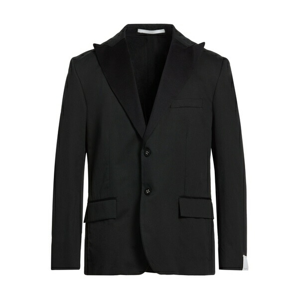 【送料無料】 パウロペコラ メンズ ジャケット＆ブルゾン アウター Blazers Black｜asty