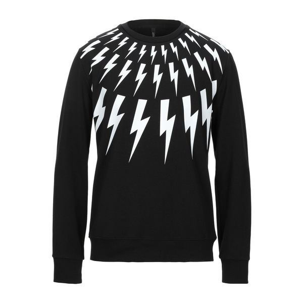 【送料無料】 ニールバレット メンズ パーカー・スウェットシャツ アウター Sweatshirts Black
