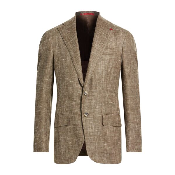 【送料無料】 イザイア メンズ ジャケット＆ブルゾン アウター Blazers Green｜asty