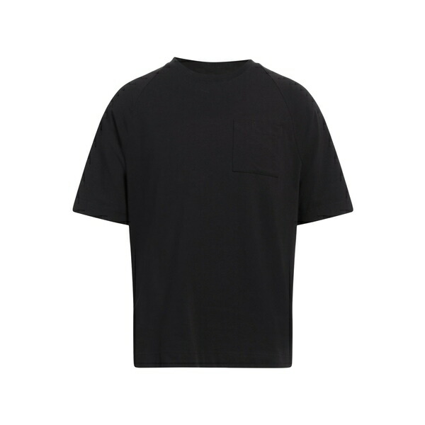 【送料無料】 アルファス テューディオ メンズ Tシャツ トップス T-shirts Black